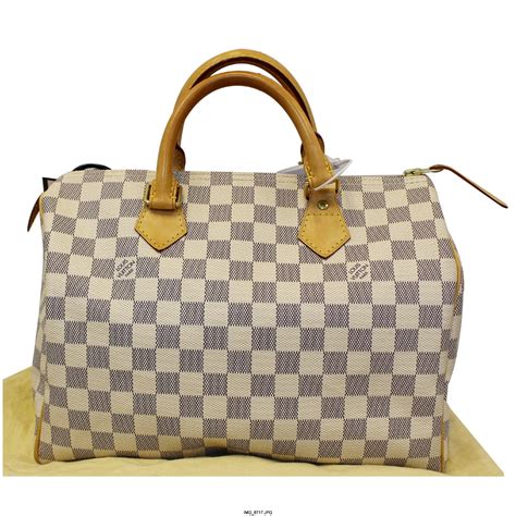 lv speedy b 30 damier azur|speedy 30 damier price.